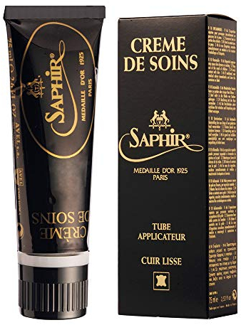Cirage CREME DE SOINS Saphir Médaille d'Or (75 ml NOIR 01)