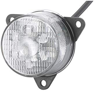 HELLA - Blinkleuchte - LED - 12V - Anbau/geschraubt - Lichtscheibenfarbe: glasklar - Kabel: 500mm - Stecker: offene Kabelenden - vorne - Menge: 1 - 2BA 011 172-011