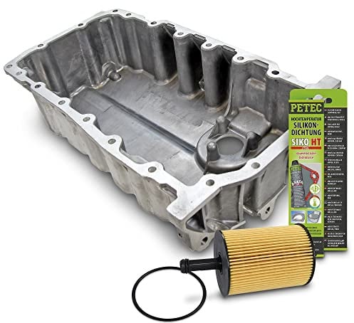 BESTPRICE ATP 1x coppa dell'olio incl. tappo di scarico dell'olio, 1x | Compatibile con: AUDI A3, A3 Cabriolet, A3 Sportback, TT, TT Roadster, SEAT ALTEA, ALTEA XL, LEON, TOLEDO III, SKODA FABIA II