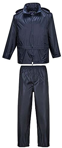 Portwest PVC Coated Rain Suit Color: Navy Talla: 3 XL