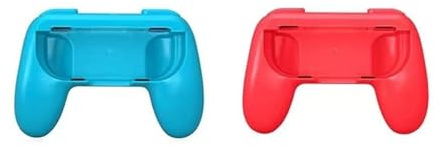 Nintendo Switch Joy-Con Grips Lammcou Joycon Poignées Manette Switch pour Mario Kart 8,Super Mario Odyssey,Fire Emblem Warriors,Pokken Tournament DX Pokemon Minecraft Switch Jeux(2-Pack,Rouge,Bleu)