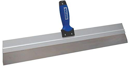 REFINA Skimming Spatula for Plasters, Renders, & Compounds - 24 (600mm) Plastering Spatula w/ 0.5mm Stainless Steel Skimming Blade & Ergonomic ‘T’ Handle - Levelling & Plastering Tools