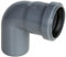 Bogen 87,5° DN 110 PVC (DN 110 = DN 100 (alt), Bogen 87,5°)