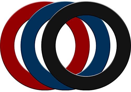 Dartshopper Dart Catchring Dartboard Surround Auffangring Rot für alle Dartscheiben Wandschutz Einteilig Rot