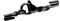 AURORIS - Karabiner-Klemmverschluss aus Edelstahl für ca. 1 bis 1,5 mm Bänder - Stückzahl/Farbe wählbar - Variante: 5 Stück/schwarz