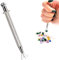 Professionelle Diamanthalter Pick-Up-Tool Diamant Edelsteine, Prong Pinzette Catcher Schmuckherstellung Juwelier Werkzeug, Piercingzange Edelstahl Mini Kugelhalter Vier Teile Piercing Kugel