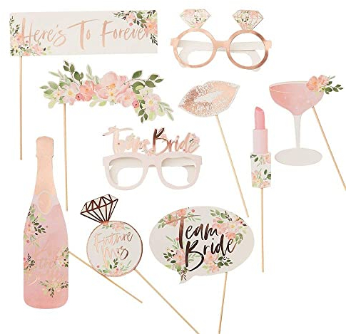 Ginger Ray Ensemble de fête floral pour enterrement de vie de jeune fille