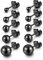 AllerPierce Hypoallergenic Black Ball Earrings Studs Set Cartilage Earrings Stainless Steel Round Ball Studs Earrings for Women Men 3mm-8mm（10Pcs）