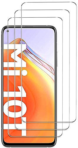 iGlobalmarket [3 Unidades] Protector de Pantalla compatible para Xiaomi Mi 10T / Mi 10T Pro, Cristal Templado Xiaomi Mi 10T / Mi 10T Pro, Alta Definicion, 9H Dureza, Resistente a Arañazos