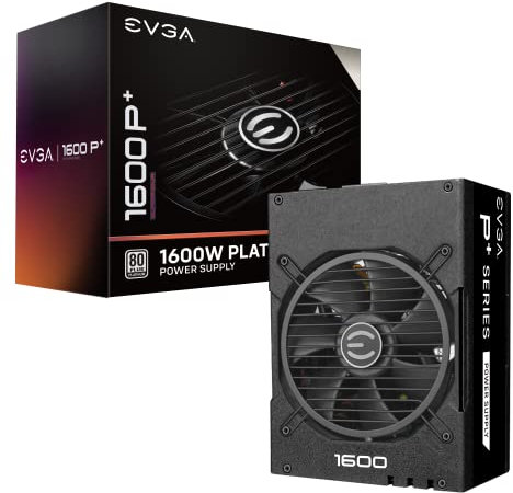 EVGA Supernova 1600 P+, 80+ Platinum 1600W, Fully Modular, 10 Year Warranty, Includes Free Power On Self Tester, Power Supply 220-PP-1600-X1