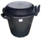 LPER Poubelle d'immeuble 80 L - Robuste et éco-Responsable 100% recyclé - Fabrication Française - Couvercle avec système de verrouillage