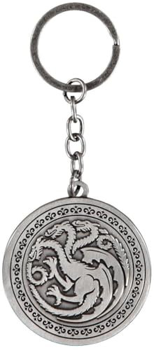 Difuzed Mixte Game Of Thrones - House Of The Dragon Porte-clés en Métal Porte cl s, Multicolore, Taille unique EU