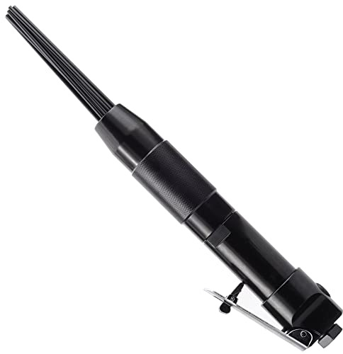 TOOLPEAK Compact air needle scaler air-powered pneumatic rust paint weld removal tool, pneumatic needle scaler