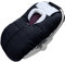 Fairy Baby Autositzbezug Winter Atmungsaktiv Autositzbezug Weich Warm Lammwolle Futter Regen & Schnee Abwehr Universal Fit für Babyautositz (Schwarz)