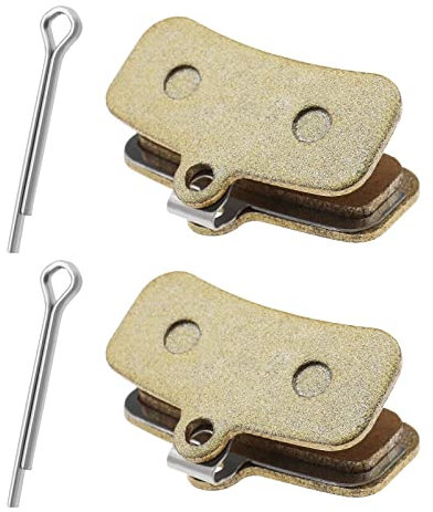 The Lord of the Tools 2 Pairs Bicycle Disc Brake Pads Compatible with Shimano Saint BR-M810 M820 Zee BR-M640 Disc Brakes Sintered Metal Cycling Components