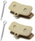 The Lord of the Tools 2 Pairs Bicycle Disc Brake Pads Compatible with Shimano Saint BR-M810 M820 Zee BR-M640 Disc Brakes Sintered Metal Cycling Components
