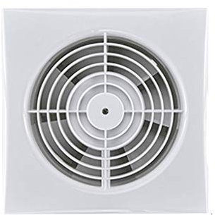 CAZARU Ventilatore Tipo di Finestra del Bagno Potente aspiratore Silenzioso Tipo di Parete Ventilatore di Scarico per WC Piccola Famiglia