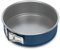 Guardini, Tortiera apribile 1 fondo Ø 22 cm, Acciaio prodotto con ridotte emissioni di CO2 con nuovo rivestimento PFAS free, Grigio/Blu, Made in Italy, Linea XBake