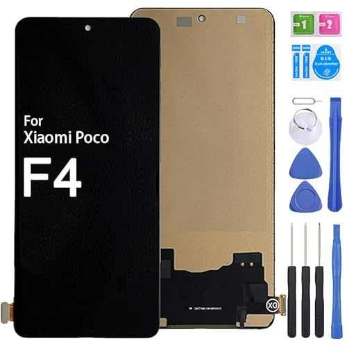 iYAiYO Pantalla Incell Digitalizador Pantalla Táctil Reemplazo Compatible con Xiaomi Poco F4 22021211RG, 22021211RI Pantalla Completa con Herramientas-Negro