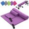 Mikrofaser Handtuch 2er Set | 180x60cm Groß Badetuch + 80x40cm Klein Hand Gesichtshandtuch | Schnelltrocknend Mikrofaser Handtücher, Sporthandtuch Fitnessstudio für Fitness Strand Gym (Lila)