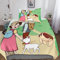 Rochile Heidi Kinder Bettwäsche 3D Print Betten Set Bettwäsche Set Microfaser Qualität Bettbezug Mit Kissenbezug 2 Teilig Sets Single（135x200cm）