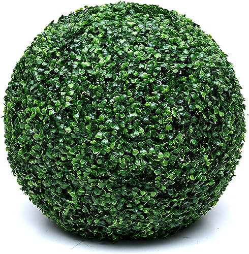WlP Künstliche Mini-Kunstgras-Pflanzenkugel Buchsbaumkugel Künstliche Topiary-Kugel for Den Innen- Und Außenbereich, UV-beständig Dekorative Grünkugel Garten-Hochzeitsdekoration (Size : 48cm)