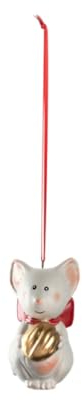 LEONARDO HOME Hängender Schmuck Maus, Weihnachtsbaumschmuck, Indoor, 1 Stück