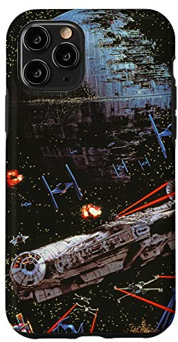 iPhone 11 Pro Star Wars Return of the Jedi Death Star II Battle Black Case
