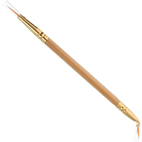 Ipetboom 2 Pcs Make-up-tool Kit Doppel-ended Eyeliner Lip Liner Pinsel Dünn Und Für Und Anfänger