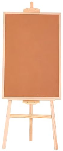 tableau d'affichage Grand tableau d'affichage en liège, tableau d'affichage sur pied avec support, tableau d'affichage double face pour coller des notes, des photos, des horaires, avec punaises ( Size