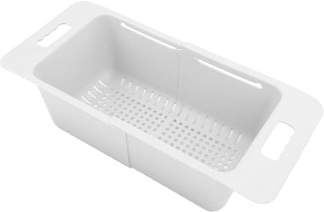 Cesta Ajustable para Congelador, Organizador de Almacenamiento, Divisor Ampliable para Congelador Horizontal, con Asa, Accesorios de Organización del Congelador para Cocina
