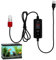 Treki Mini Chauffage Aquarium 15W Chauffage D'aquarium USB Thermostat Submersible avec LED Affichage Numérique Réchauffeur d'Aquarium Réglable Température pour Réservoir 4L
