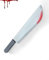 Adult Halloween Plastic Prop Weapons Fancy Dress Accessories Fake Bloody Toys Machete Slasher Knife Cleaver Axe for Halloween Zombie Butcher Cosplay Props (Machete Large)