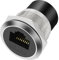 XMSJSIY Adaptateur de montage de panneau RJ45 CAT6A Filetage Fixed Mount Coupleur Ethernet femelle vers femelle Connecteur Pass-Through Cat6A/CAT6/CAT5E 8P8C Socle réseau LAN