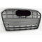 Grill Glanz Schwarz Doppelsteg Sport Kühlergrill Für Au&di A6 c7 2016 2017 2018 2019 Schwarzer Auto-Frontstoßstangengrill Grill Schwarz Glänzend Doppel-Lamellen Grill