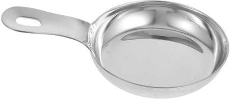 Cabilock Salsera De Acero Inoxidable Plato Pequeño Para Salsas Mango Cómodo 304 Lavavajillas