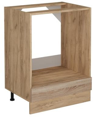 Vicco Herdumbauschrank R-Line, Herdschrank, Sonoma, 60 cm ohne Arbeitsplatte