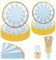 PHUNAT Party Plates Cups and Napkins Set, Includes 7 inch/18cm & 9 inch/23cm Blue Paper Plates, Serving for 25 Guests, Perfect for Parties Events and Celebrations