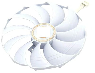 BDAKQJV Carte Graphique for RX 7900 XTX Taichi White 97MM 107MM CF1010H12S RX7900XTX Graphics Card Replacement Fan(Fan - 3PCS)