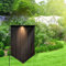 Drapeau de jardin minimaliste avec panneau de bois – Drapeaux de cour d'extérieur résistants aux intempéries – Drapeaux de bienvenue pour décoration de terrasse, pelouse, 31,8 x 45,7 cm