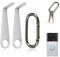 2 Pack Doorbell Removal Tool for Ring (2024 Release), Secure Removal Doorbell Key Replacement Compatible with Ring Video & Battery Doorbell - with Keychain