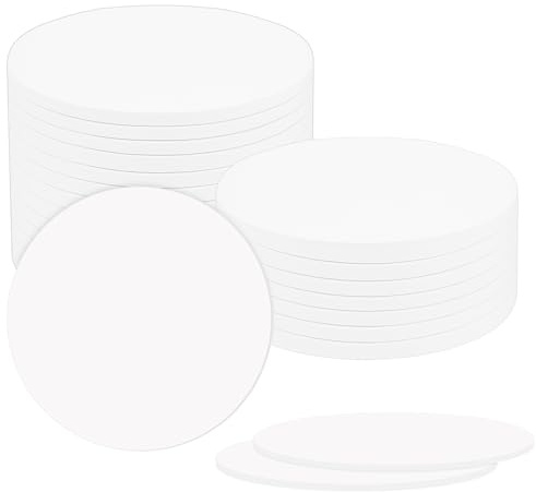 BOHUIZ 20 Stück NFC Tags, 25 mm Klebrig Nfc Sticker Wiederbeschreibbar Ntag215 NFC Karten Kompatibel mit TagMo und Amiibo (weiß)