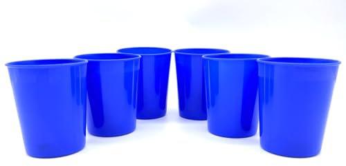 Kimmel Vasos de 180 ml, juego de 6 unidades, color azul