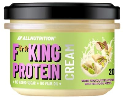 Allnutrition Fitking Protein Cream, Weiße Schokolade mit Pistazienstücken, 200g