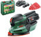 Bosch Home and Garden Ponceuse multifonctions sans fil - PSM 18 LI (Livrée avec 1 batterie 18V-2,5 Ah, 3 feuilles abrasives, coffret de rangement) Vert