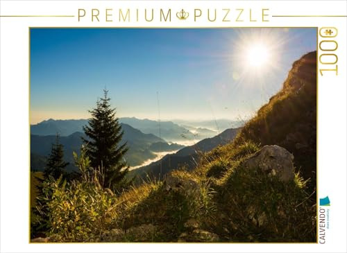 CALVENDO Puzzle Blick vom Vogelsang ins Tal | 1000 Teile Lege-Größe 64 x 48 cm Foto-Puzzle für glückliche Stunden