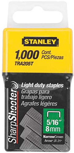 STANLEY 8mm Light-Duty Staple (1000 Pack)