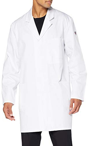 BP Workwear Basic 1310-150-21 Arbeitsmantel - Verdeckte Knopfleiste - Reine Baumwolle - Normale Passform - Größe: 48/50 - Farbe: weiß