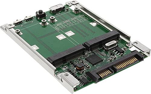 InLine 76620A Laufwerksadapter 2,5, SATA & USB 3.0 auf 2x mSATA, RAID 0,1,JBOD,SPAN