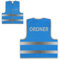 easyMesh® Signalweste Warnweste Blau ORDNER versch. Größen (XL/XXL)